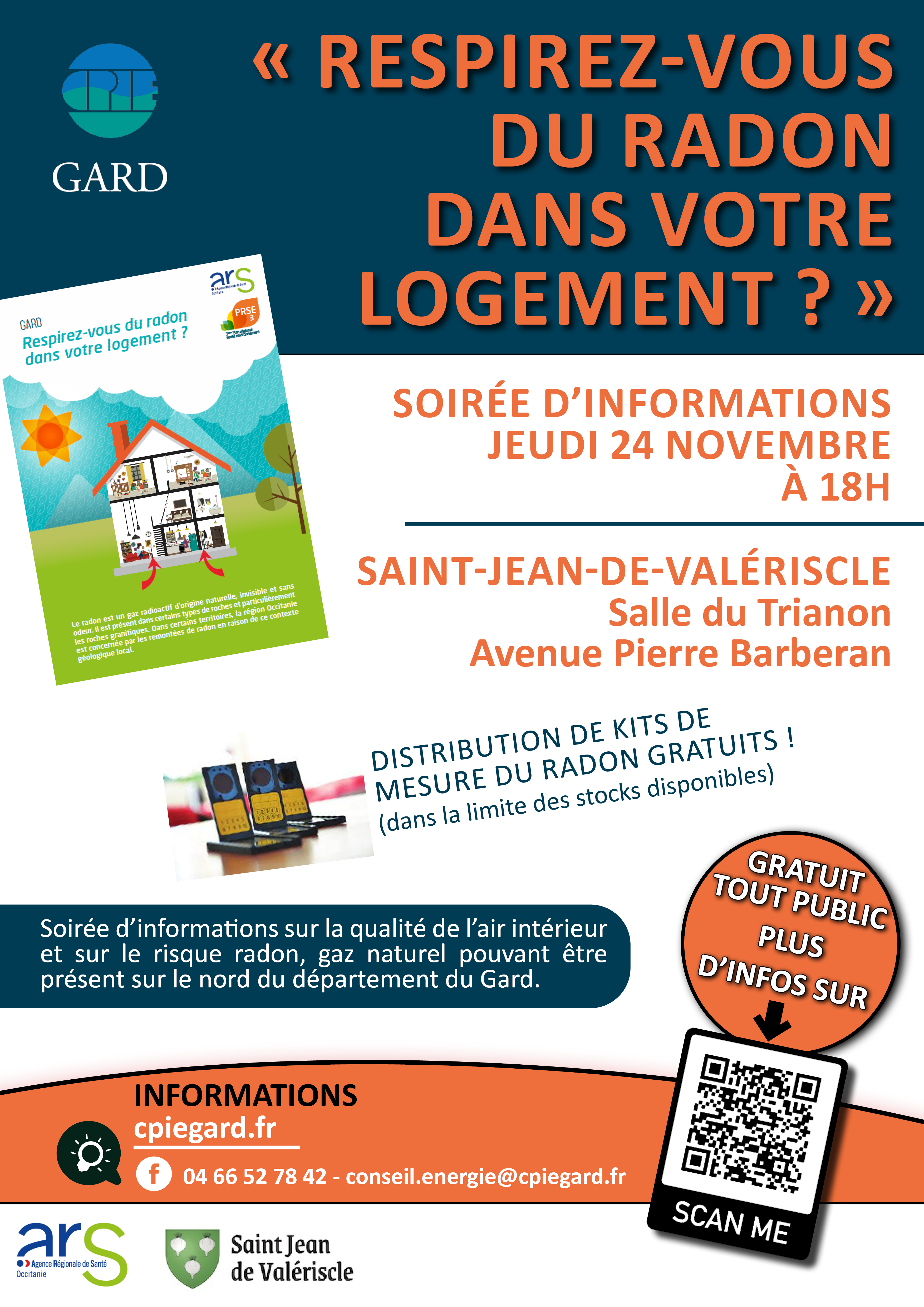 Affiche Campagne radon 2022-2023