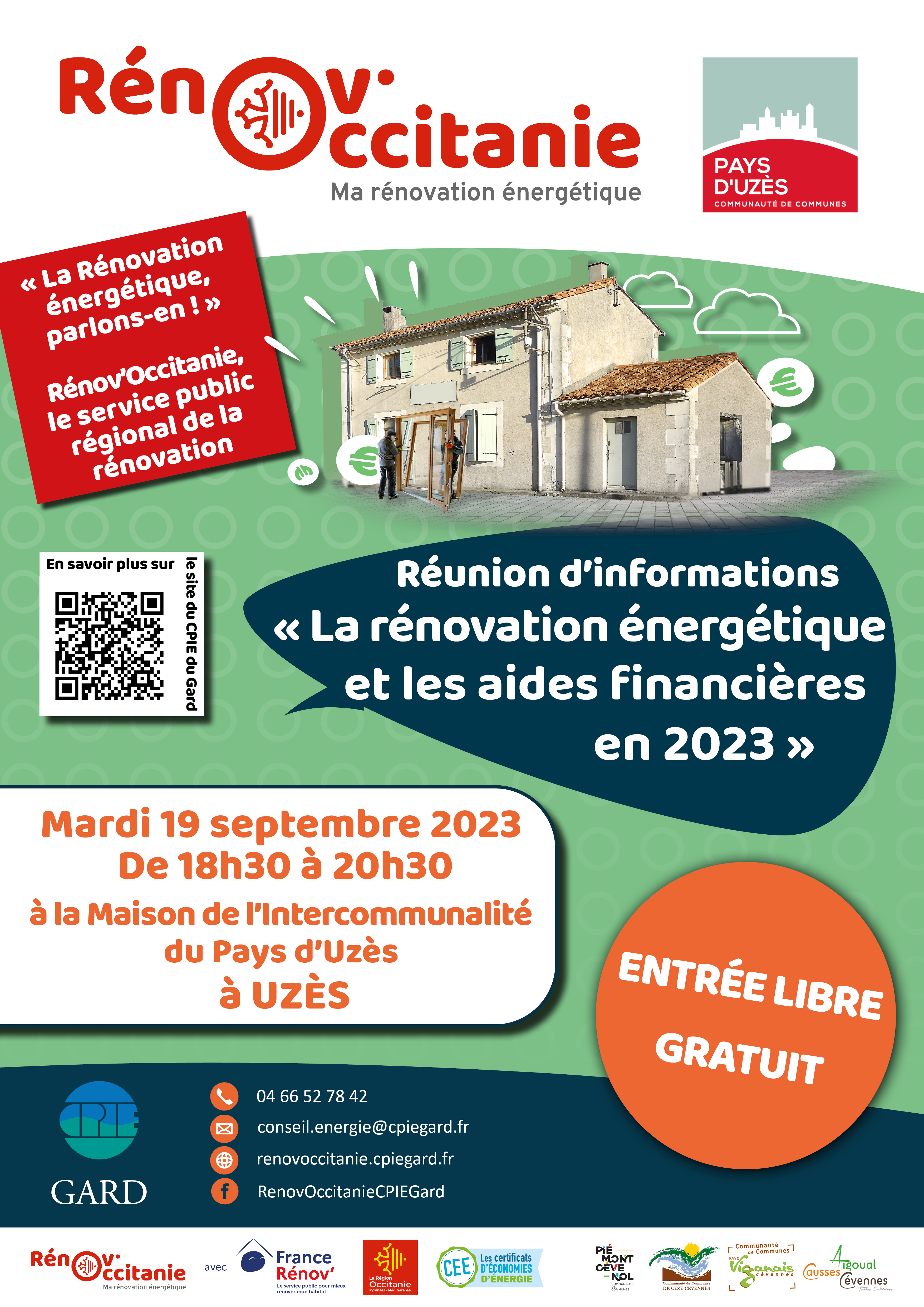 Affiche GROC Soirée infos Uzès