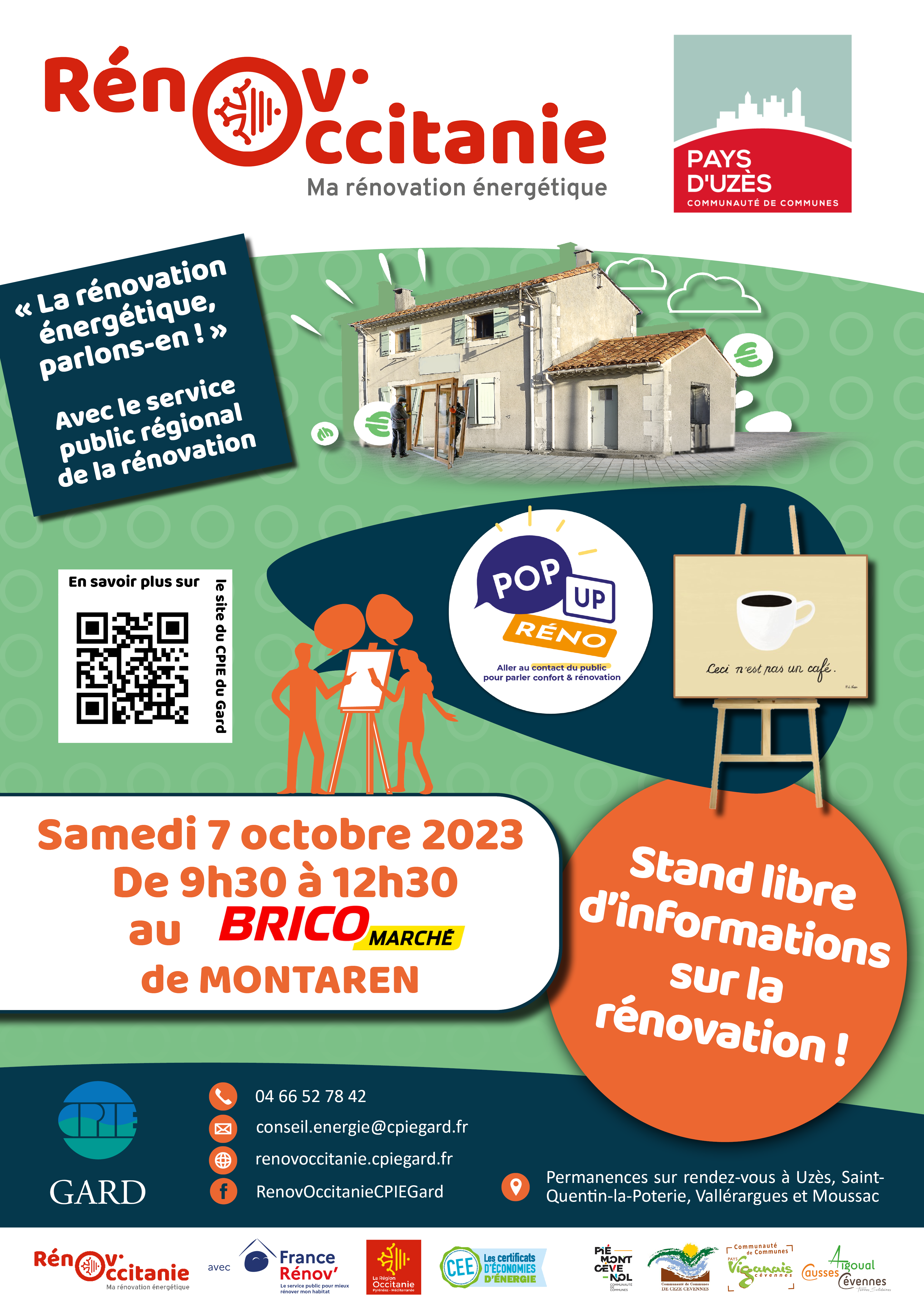Affiche GROC Pop up Montaren 2023