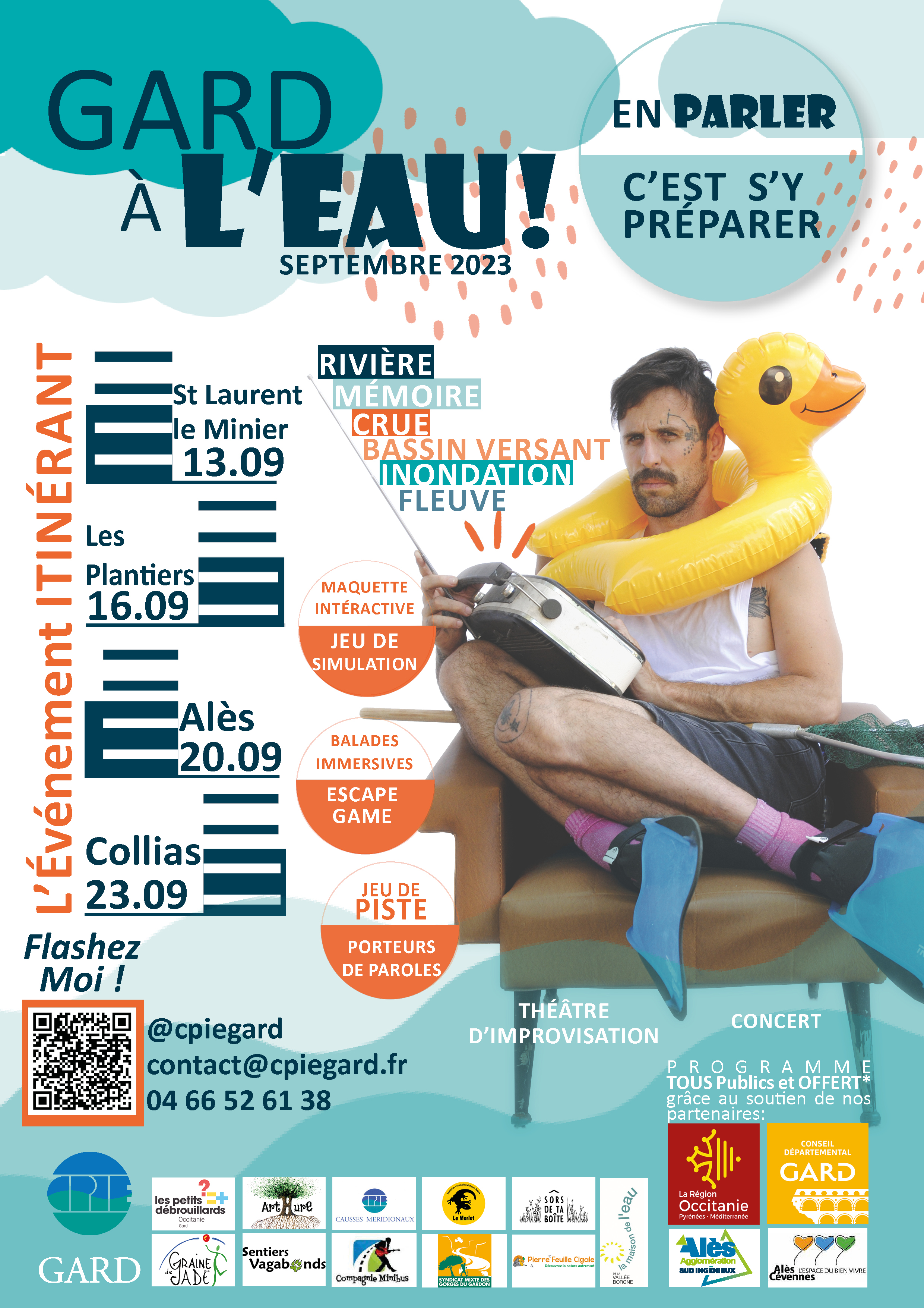 Affiche Gard à l'EAU!